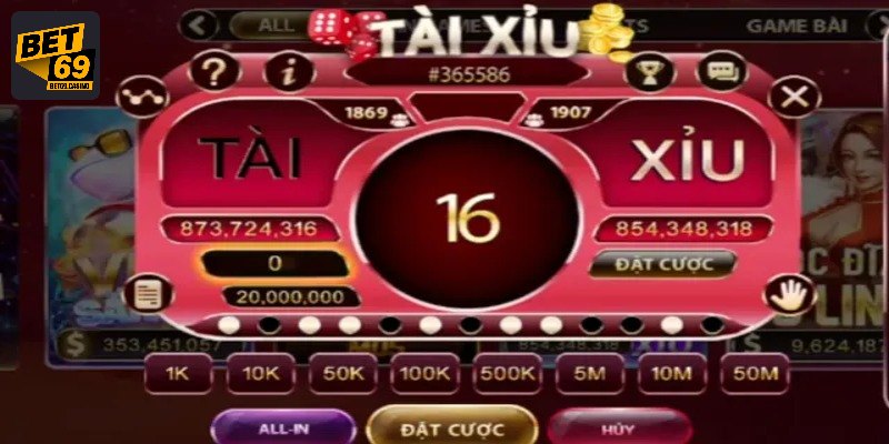 Giới thiệu tổng quan về trò chơi tài xỉu Bet69